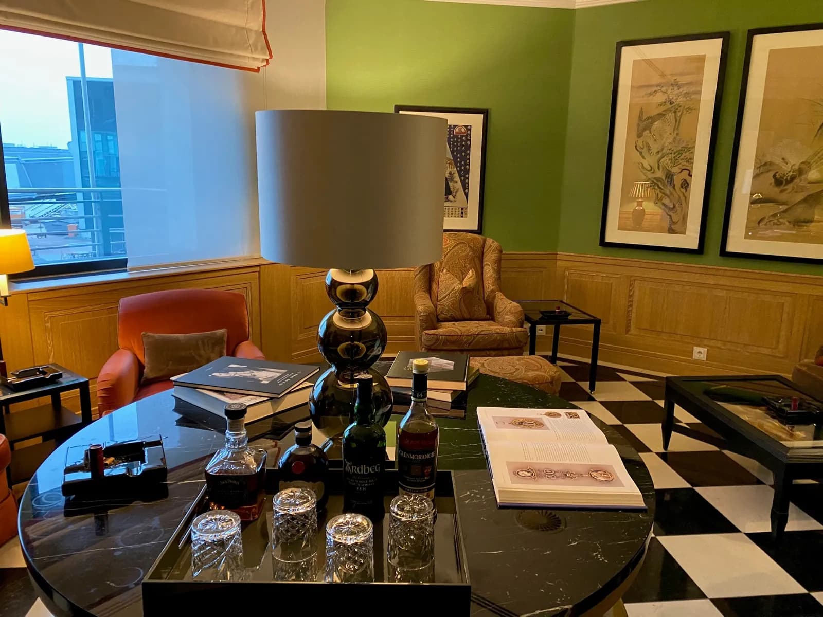 Zigarrenzimmer der Fraport VIP-Lounge in Frankfurt