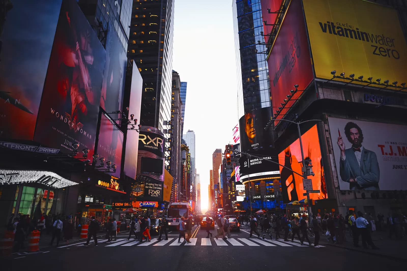 Leuchtreklamen am Times Square