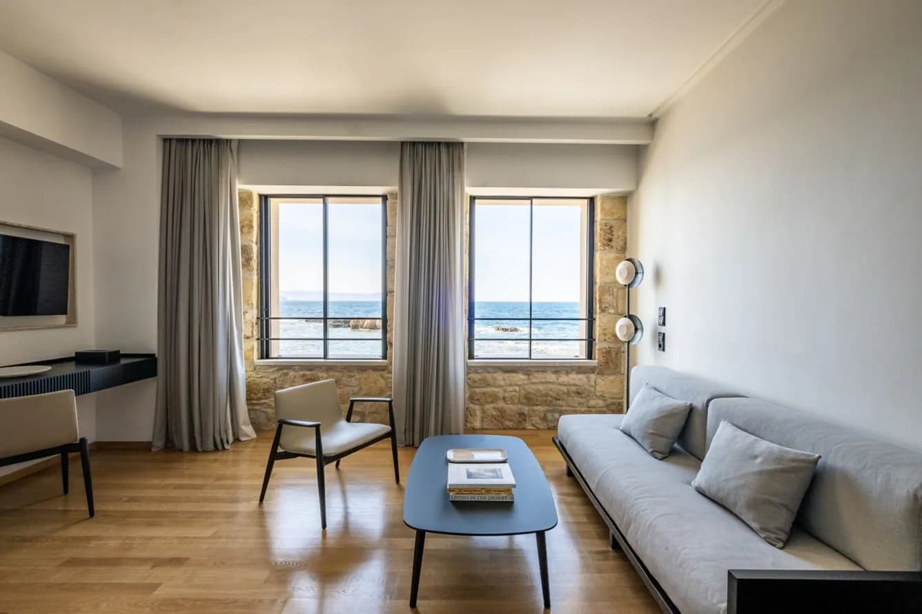 The Tanneries Chania – Wohnbereich einer Junior Suite